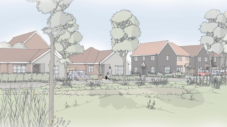 24 1877 7000 Lyndhurst Farm Green Street Western Rural Edge Indicative CGI