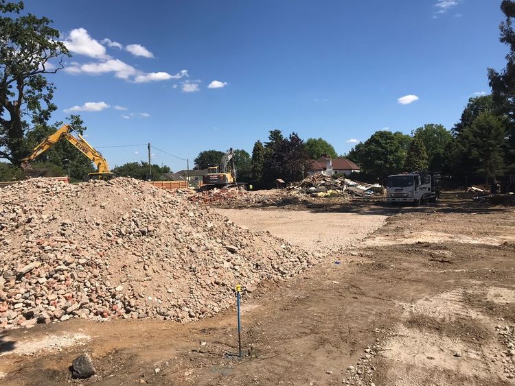 Cleared site